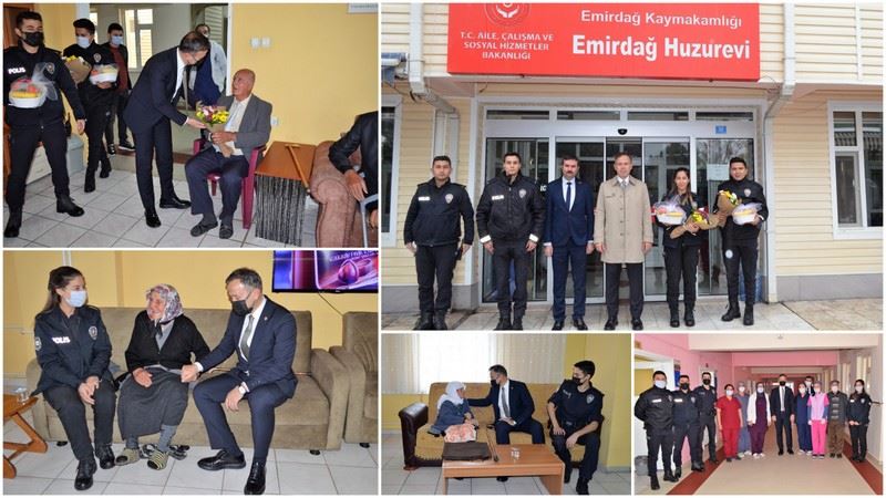 Emirdağ Polisi’nden huzurevi ziyareti