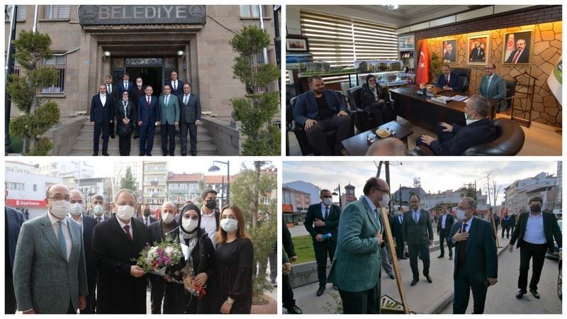 Mehmet Özhaseki’den Sandıklı Belediyesi’ne ziyaret