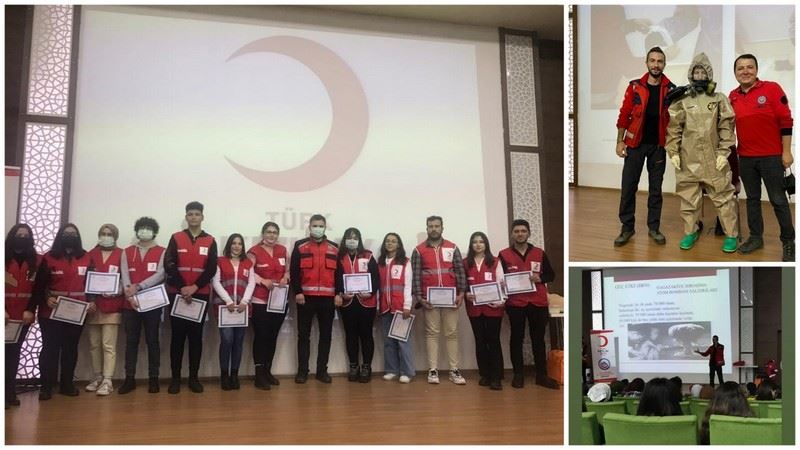 Genç Kızılay AFSÜ Topluluğu’na Tıbbi KBRN eğitimi