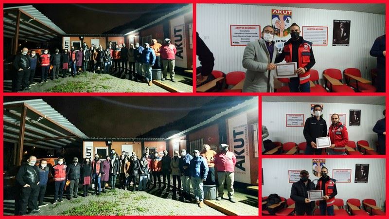 AKUT Derneği ilk yardım eğitimi aldı