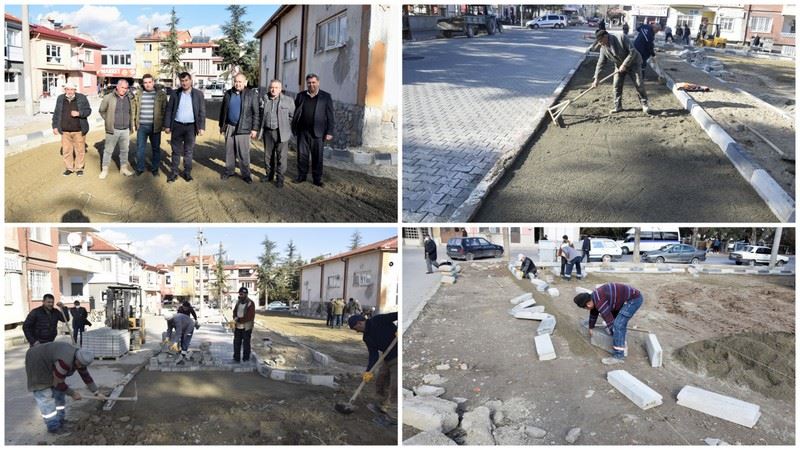 Başkan Atlı çalışmaları yerinde inceliyor