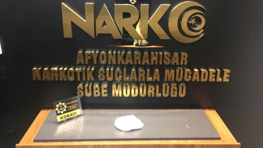 Otobüs kontrolünde kokain yakalandı