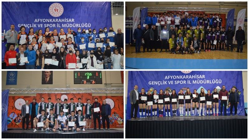 Okul sporları yarışları sona erdi