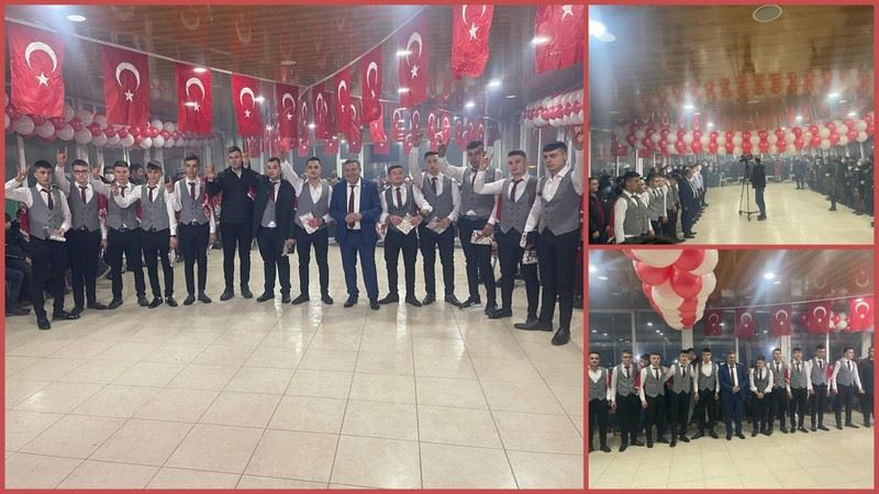 Kılınçarslan’da geleneksel asker gecesi bu yılda devam etti