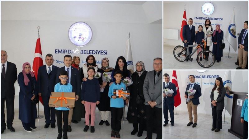 Emirdağ’da dereceye giren öğrenciler ödüllendirildi