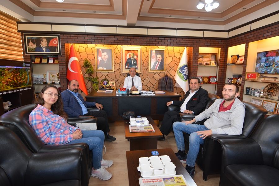 İnternet Medya Birliği üyelerinden Sandıklı Belediyesi’ne ziyaret