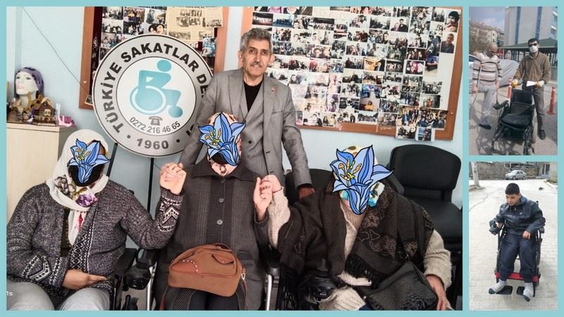 TSD akülü araçları engellilere teslim etti
