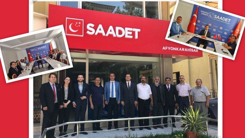 İnternet Medya Birliği ve AFİHAD’dan Saadet Partisi’ne ziyaret