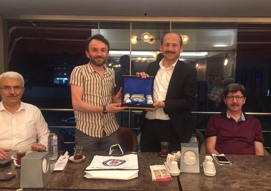 Samsun’a atanan Dereci’ye veda yemeği düzenlendi