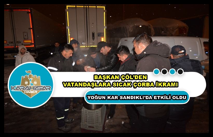 Başkan Çöl’den vatandaşlara sıcak çorba ikramı 