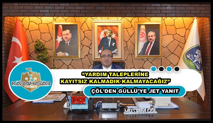 Başkan Çöl: “Yardım taleplerine kayıtsız kalmadık kalmayacağız”