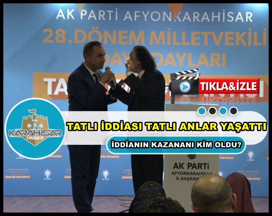 Tatlı iddiası tatlı anlar yaşattı