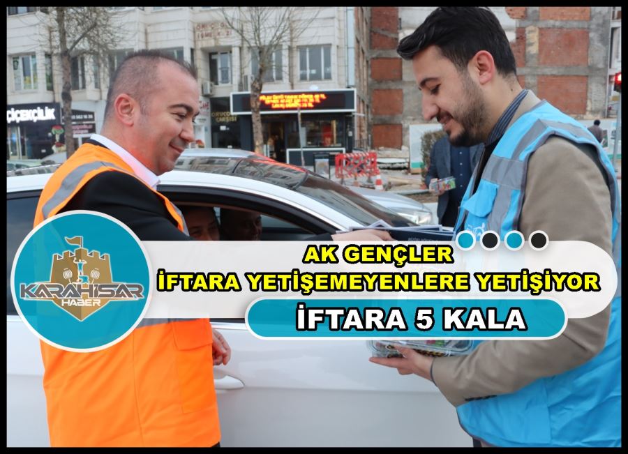 İftara yetişemeyenlere Ak Gençler yetişiyor