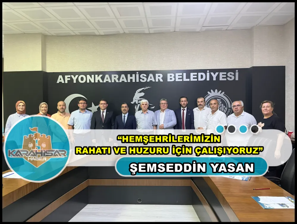 Başkan Yasan: “Hemşehrilerimizin rahatı ve huzuru için çalışıyoruz”