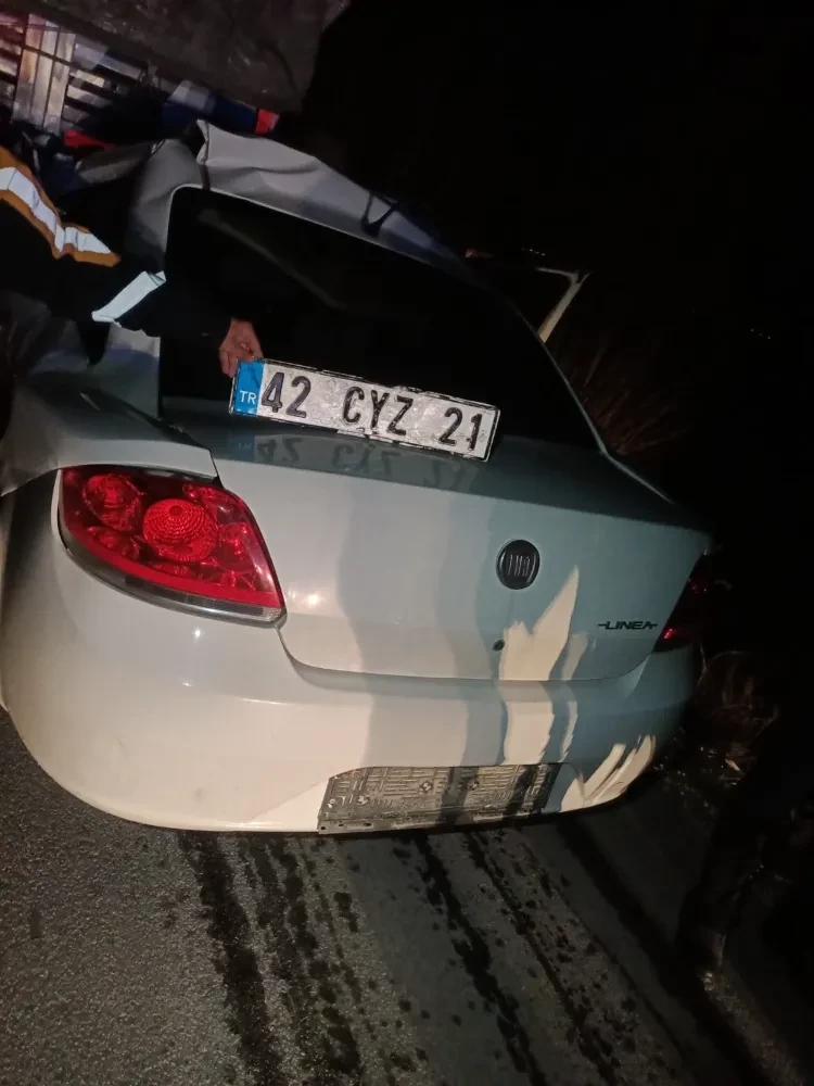 Konya yolunda trafik kazası 