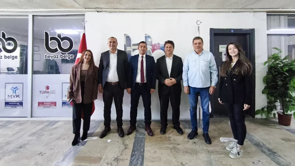 OEDAŞ İl Müdürü Cafer Demir Beyaz Belge’yi Ziyaret Etti