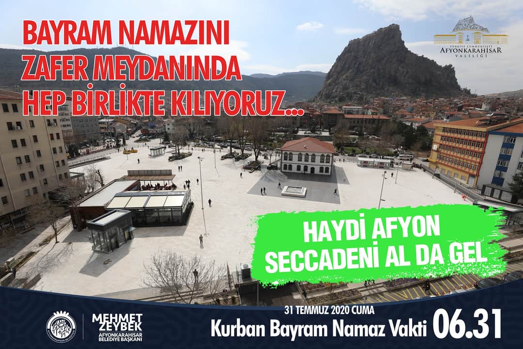 HAYDİ; AFYON ZAFER MEYDANINDA BULUŞUYORUZ