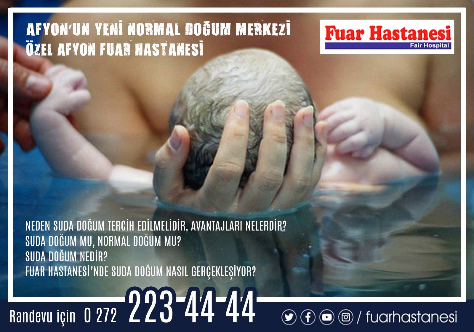AFYON?UN YENİ NORMAL DOĞUM MERKEZİ ÖZEL AFYON FUAR HASTANESİ